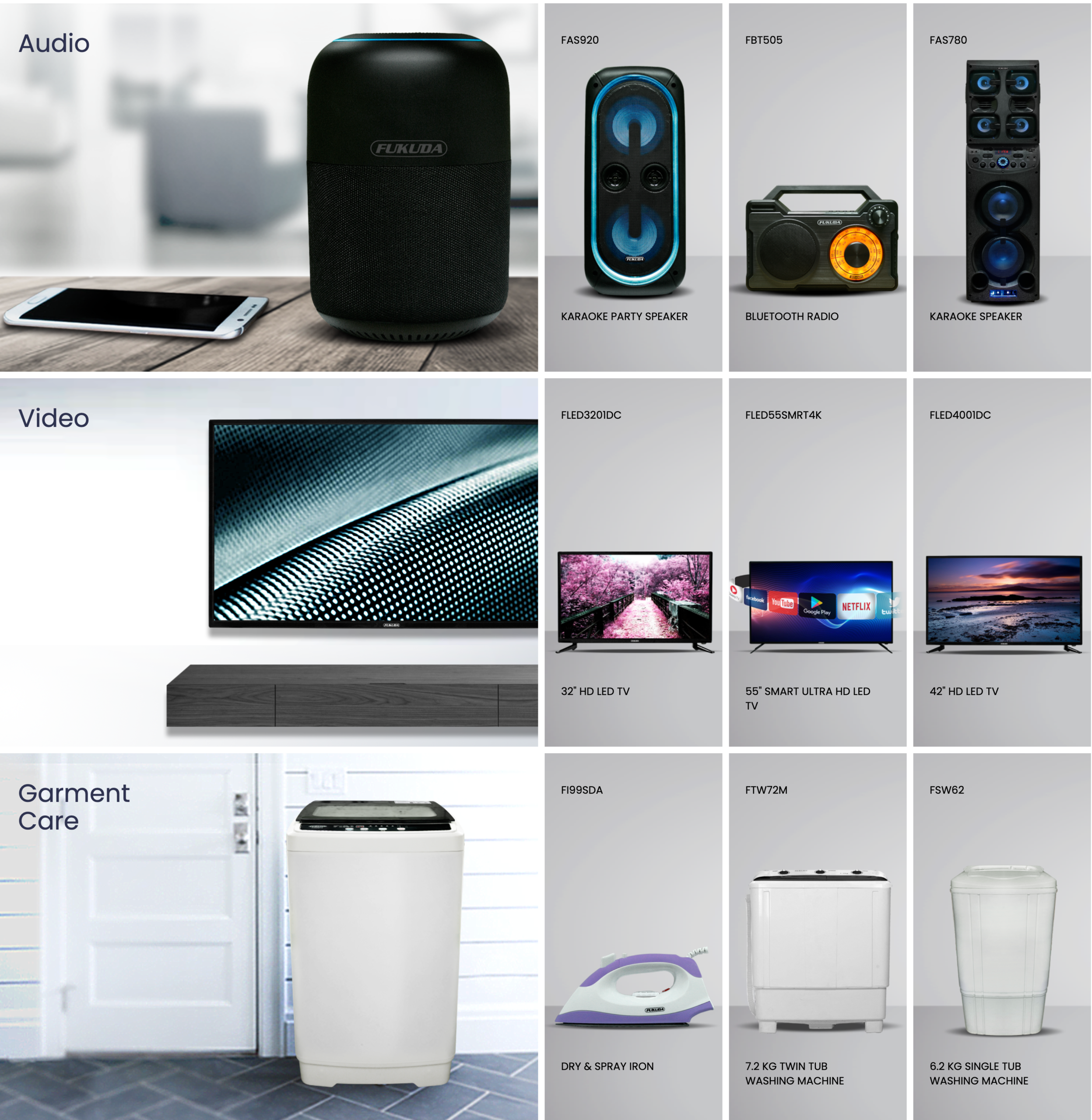 Home Appliance Website • Product Catalog