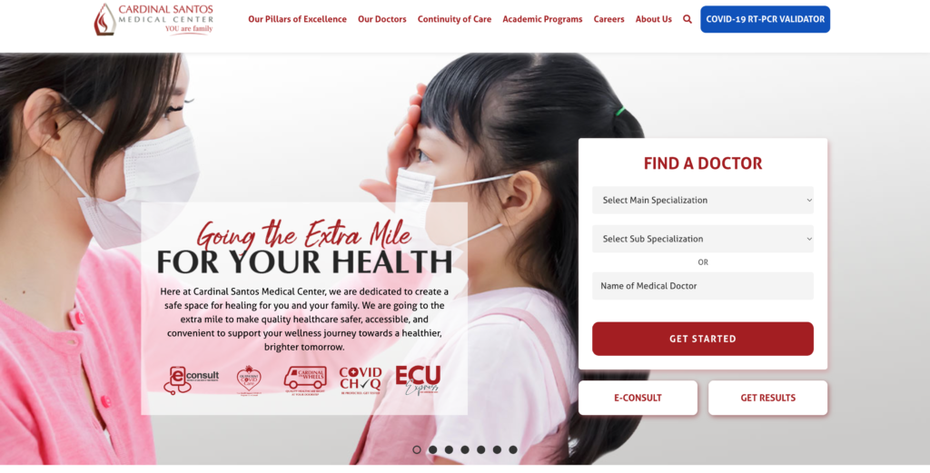 Healthcare Institutional Websites