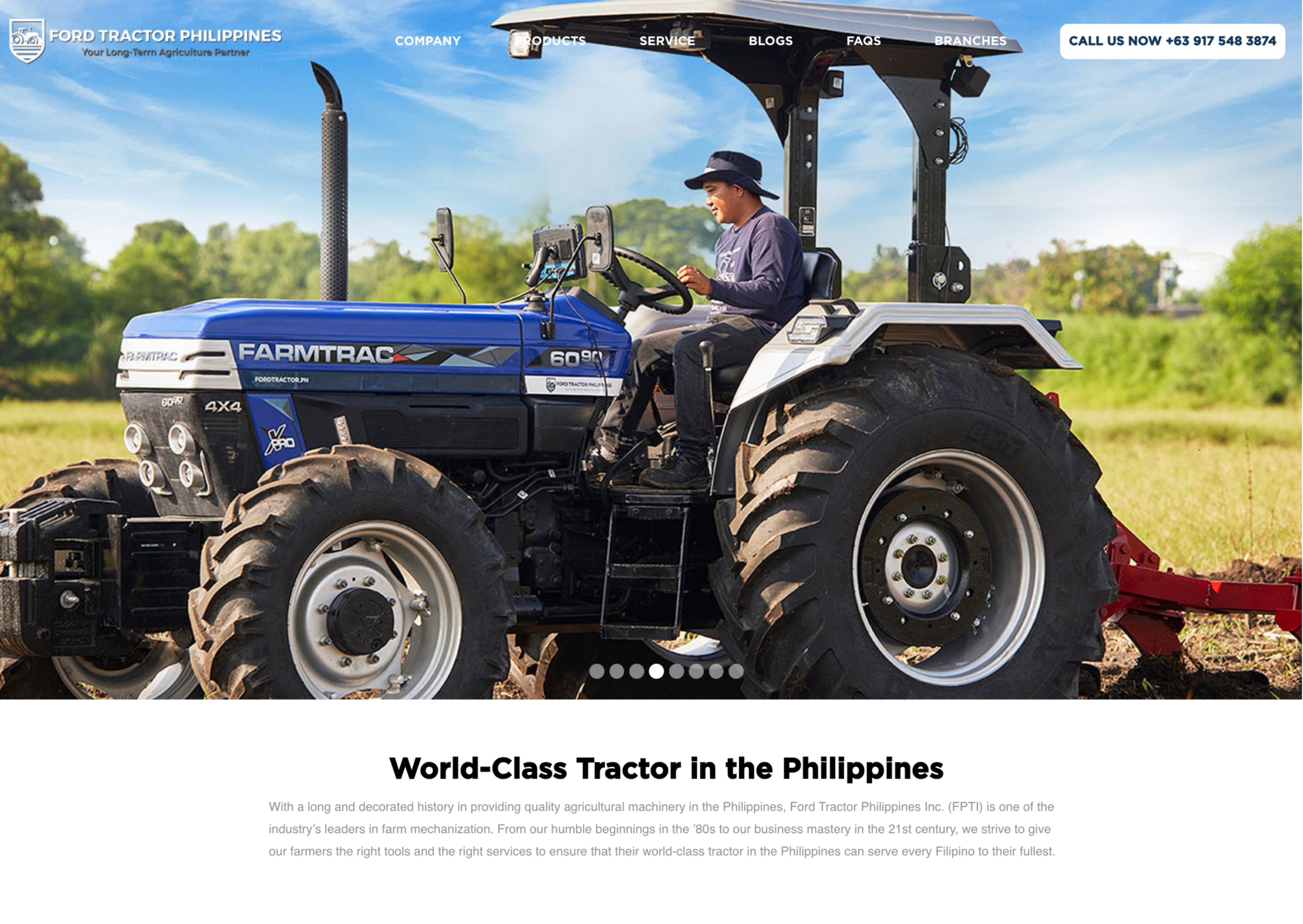 Agricultural Machinery Company Website