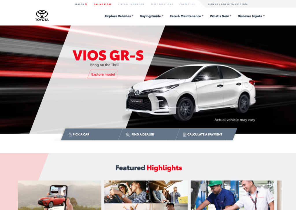 Automotive & Agricultural Brand Websites